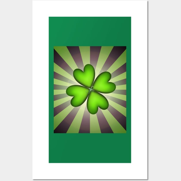 Four Leaf Clover Wall Art by LibrosBOOKtique